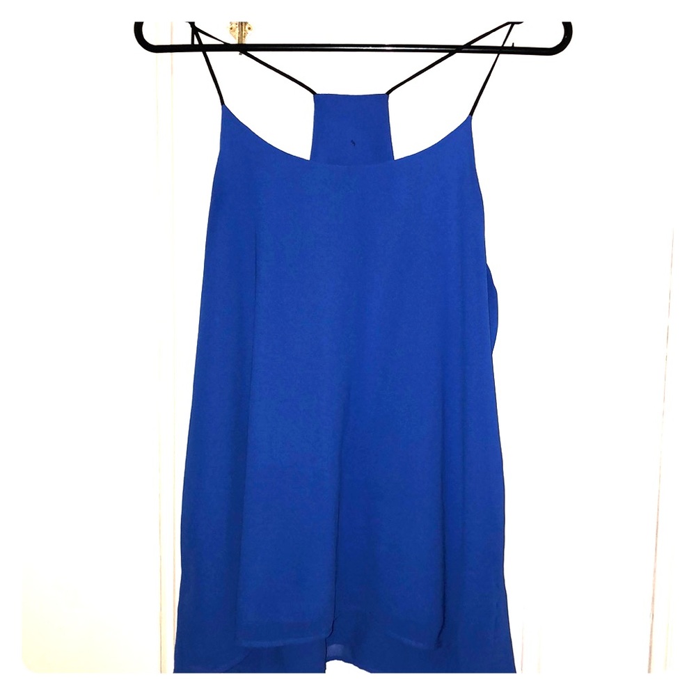 Forever 21 Blue Spaghetti Strap Tank